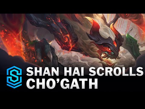 Shan Hai Scrolls Cho'Gath Skin Spotlight - League of Legends