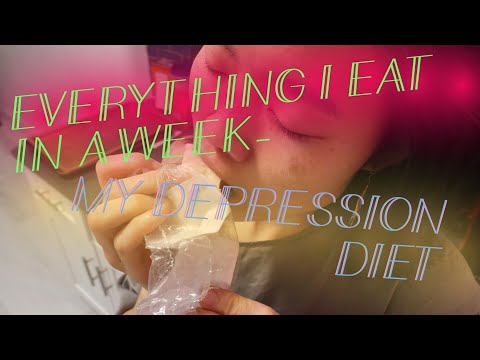 Everything I eat in a depression week: how I stay afloat.