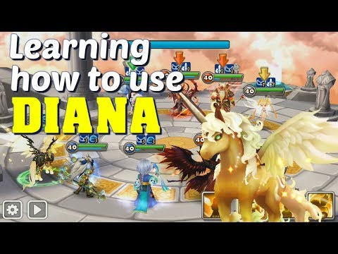 Summoners War - Learning how to use Diana in the World Arena