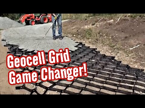 How We Fixed Our Steep Driveway: Gravel & Geocell Grid Install