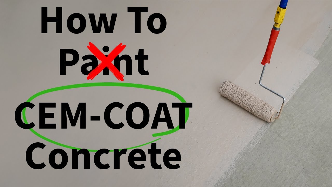 How to Apply Cem-Coat Plus (A Cement-Based Paint Alternative)