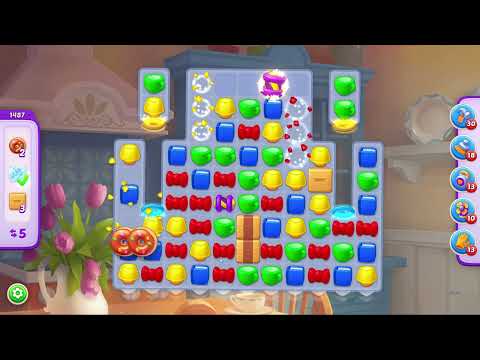 Homescapes Level 1487 - 12  Moves - No Boosters