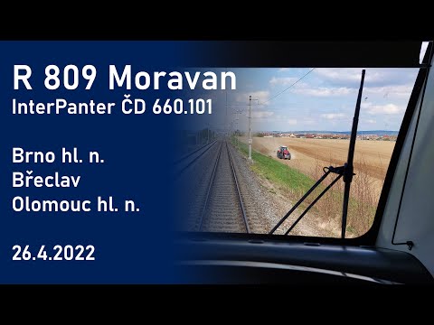 OČIMA STROJVŮDCE: R 809 Moravan (26.4.2022)