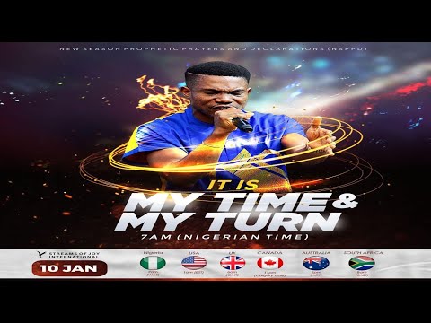 IT IS MY TIME AND MY TURN SERVICE - 10th January 2022