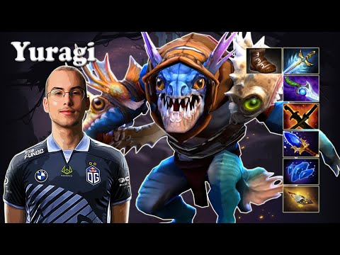 Yuragi - Slark Safelane | Dota 2 7.32 Gameplay