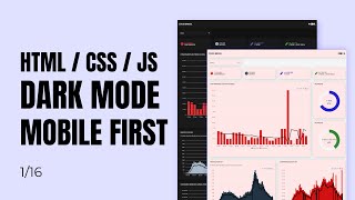 COMO FAZER UM DASHBOARD HTML CSS JAVASCRIPT - PASSO A PASSO (CSS Grid) | Covid Brasil 1 / 16