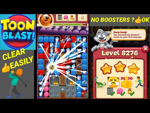 Toon Blast Level 8276 ✨🏃🦖