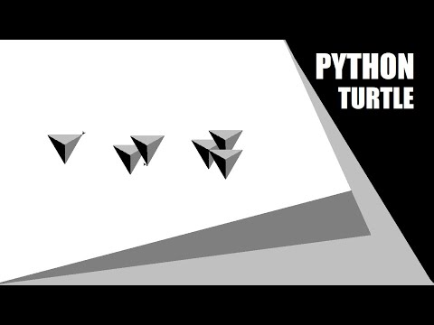 Python Turtle Draw 3d Art In Python Turtle Graphics 3d Triangle By Bktutorial