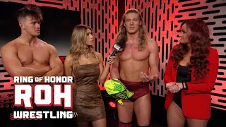 Cole Karter, Griff Garrison & Maria continue their taunts toward Serpentico | #ROH TV 04/18/24