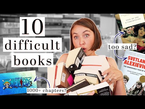 10 Difficult Books I Want To Read Because I'm Insane