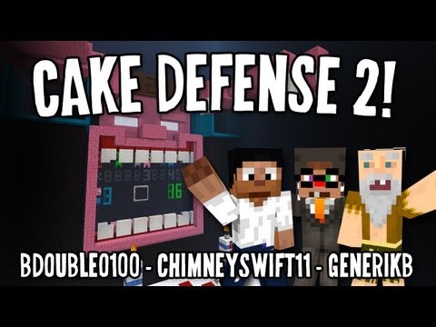 Cake Defense 2 w/ Bdubs & CHIMNEYSWIFT!!! (Part 1 of 2)