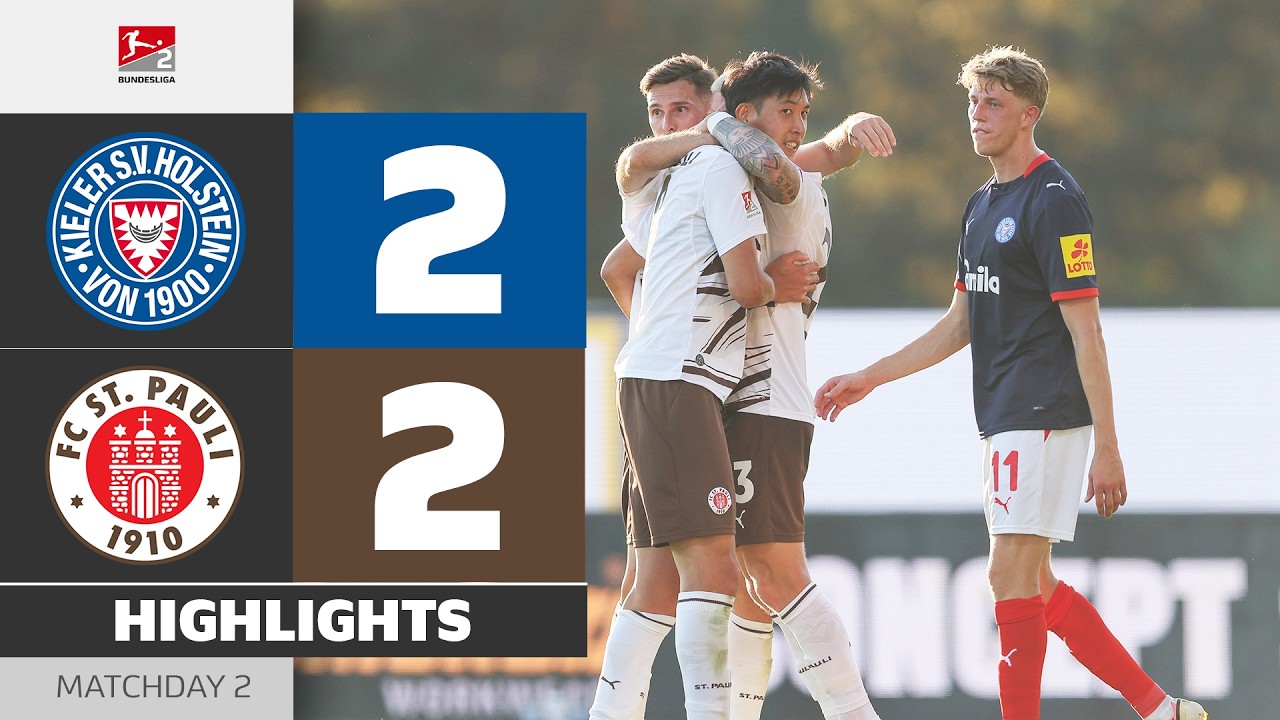 COMEBACK! | HOLSTEIN KIEL - FC ST. PAULI | Highlights | Matchday 2 - Bundesliga 2 26/27