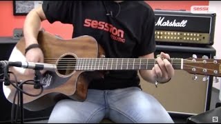 Video thumbnail for FENDER CD-60CE All Mahogany NT by session
