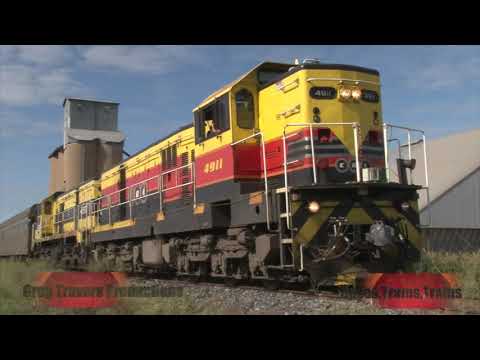 Australian Rail Central West NSW, first through train INLAND RAIL, 49 class  GMs and AK Cars in 2020