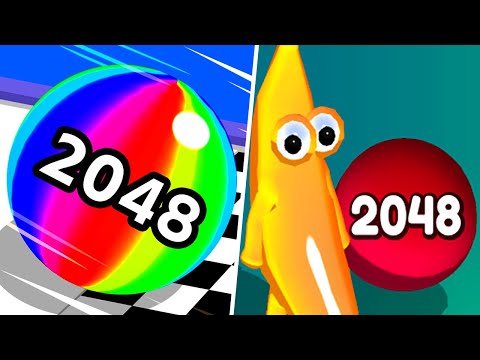 2048 Runner vs Jelly Man 2048  - Max Level Gameplay (Part 1)