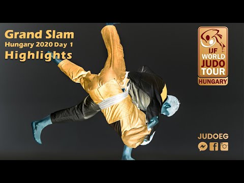 JUDOeg - ملخص نهائيات اليوم الأول من بطلوة الجائزة الكبرى فى المجر  - 2020