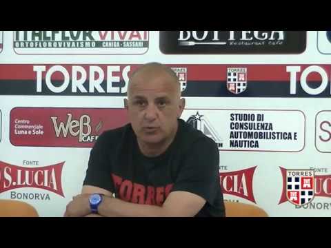 Le parole di mister Tortora dopo Torres - Tonara 2-0