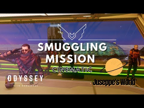 Elite Dangerous Odyssey / Smuggling Mission Playthrough