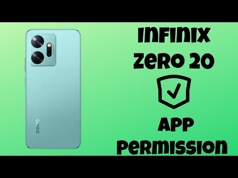 Infinix Zero 20 App Permission Settings || Application Permission Allow And Deny