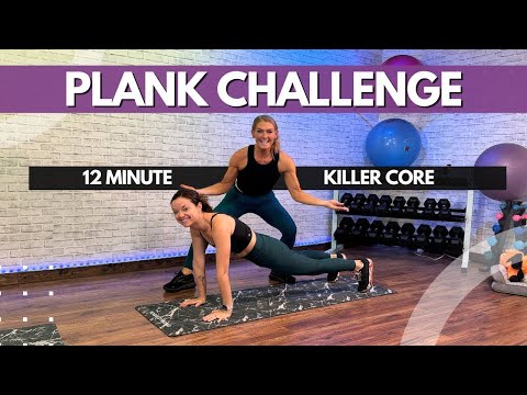 12-Min Plank Challenge 🔥 Core Burn & Sculpt (Quick Ab Workout)