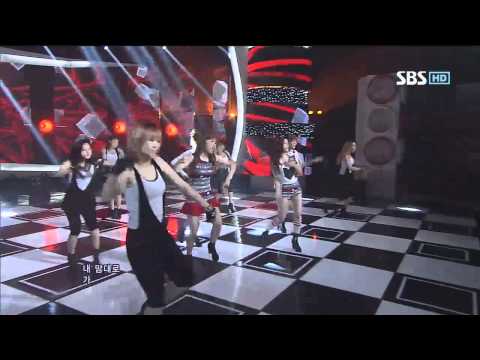 she'z [my favorite] @SBS Inkigayo popular song 20120701
