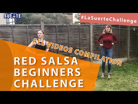 Red Beginners Salsa Challenge  - All videos compilation #LaSuerteChallenge