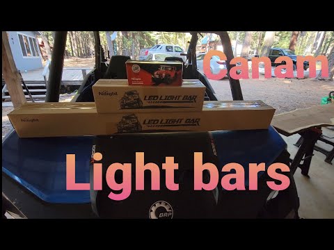 YouTube video about: Can am commander light bar?