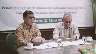Universitas Nasional – MOU UNAS dengan WWF