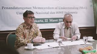 Universitas Nasional - MOU UNAS dengan WWF