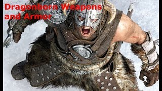 Skyrim Dragonborn's Armor and Gear. + The Armor Of The Dragonborn Mod Showcase
