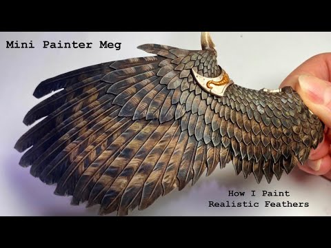 How I Paint Realistic Feathers