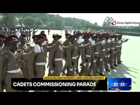 Amazing Military Show as President Ruto Presides over Cadets Commissioning Parade in Lanet, Nakuru!!