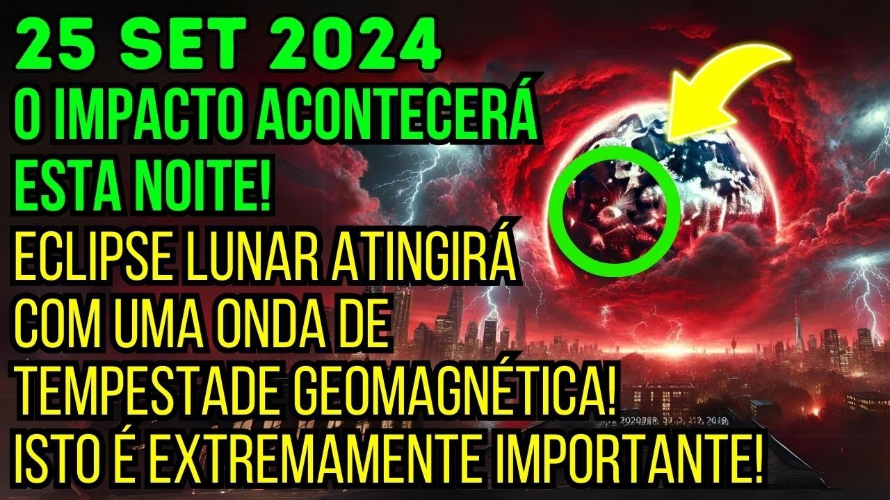Alerta! O eclipse lunar coincide com a primeira onda da tempestade geomagnética! Muito crucial!