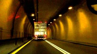 preview picture of video 'Wheeling, WV I-70 East tunnel bass sys it will rain The Twilight Saga HD'