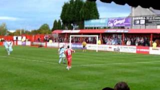 preview picture of video 'Tamworth f.c GOAL ! v Grimsby Town F.C  (4th Rd F.A Cup Qualifer) 23.10.2010'