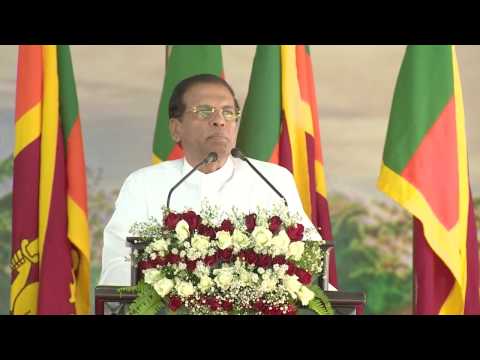 President Maithripala Sirisena Speech Wallawaya - 2017-03-13