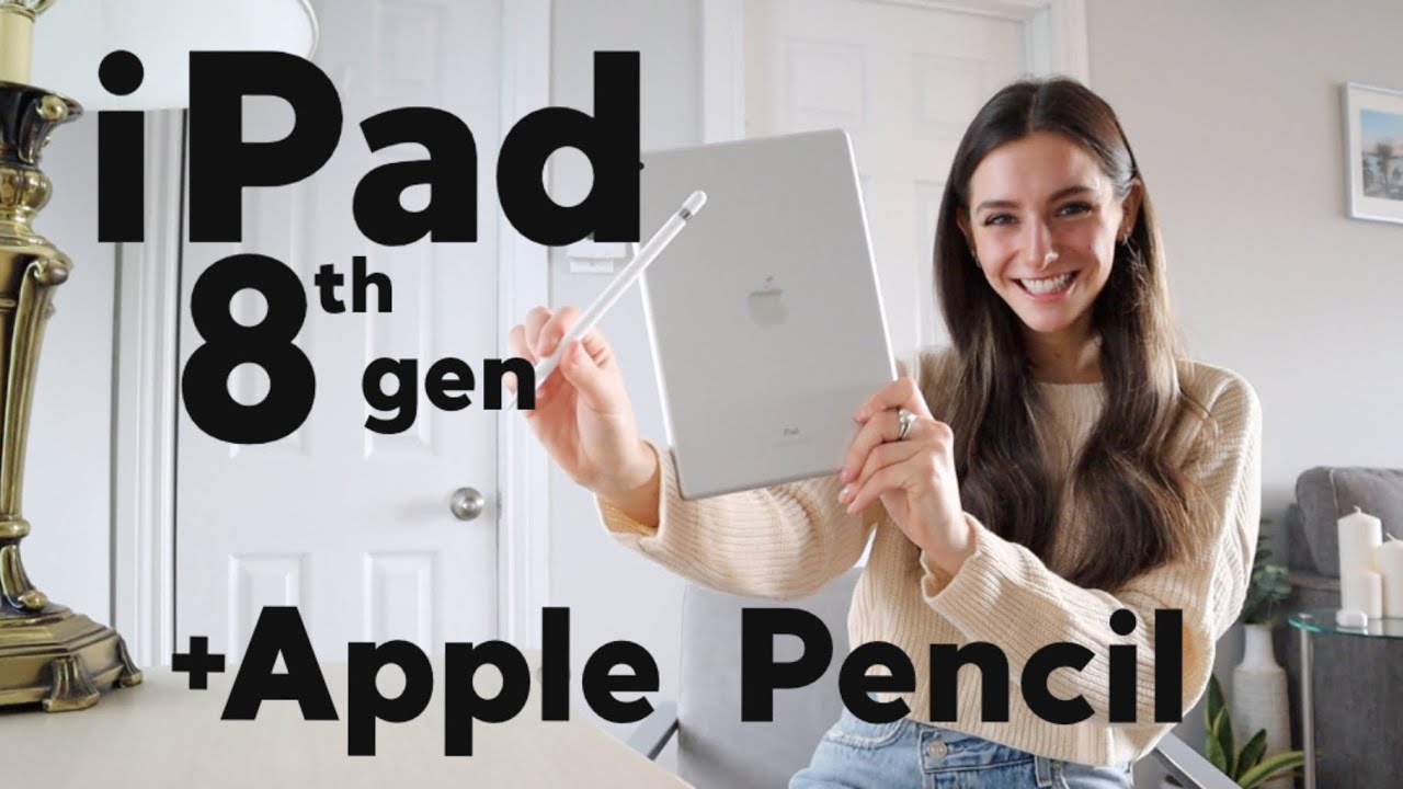 2021 UNBOXING iPad 8th Generation + Apple PENCIL 1st Generation  | Carly Medico