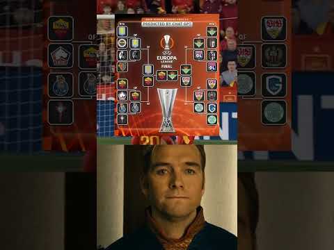 Europa League 2025/26 🤯 | AI Predicts the UEL Final 😂🔥#uefaeuropaleague #soccertroll #europaleague