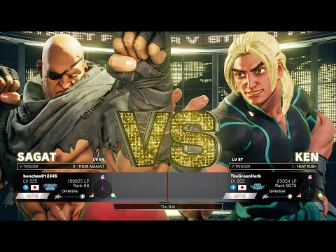Bonchan (Sagat) vs. The Green Herb (Ken)-Street Fighter V: Arcade Edition
