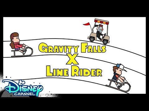 Gravity Falls x Line Rider | Disney Channel Animation
