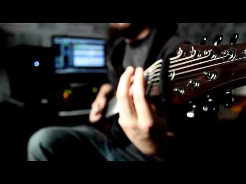 Oni 8 string Macassar Ebony Top & Axe FX Standard test (Meshuggah - Bleed cover)