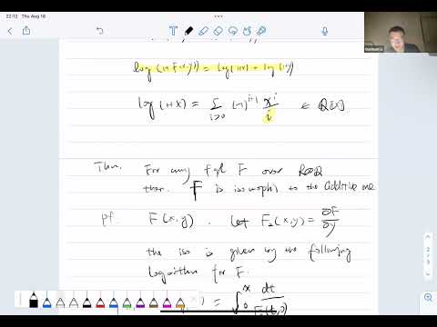 Chromatic 07: Understand formal groups - Guchuan Li