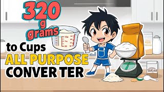 All-Purpose Flour 320 Grams to Cups Converter - Easy Measurement Guide!