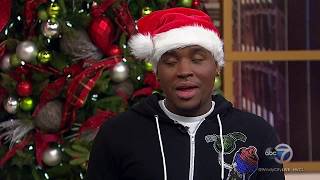 Chicago rapper DLOW performs Christmas song