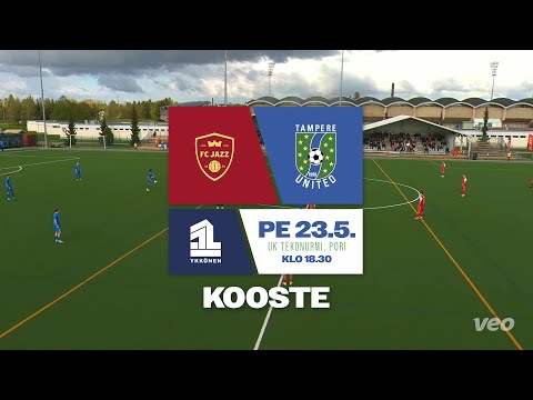 KOOSTE: FC Jazz – Tampere United / Ykkönen / 23.5.2025 / UK Tekonurmi