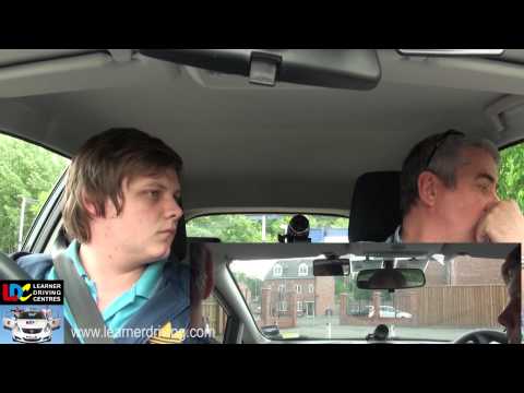 Dean's 3rd driving lesson with Bob