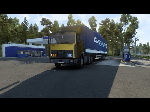 Euro Truck Simulator 2 обзорчик Маз 6422  Маз-6422M  Маз-504B/515B Ссылки в незу (v1.43.х)