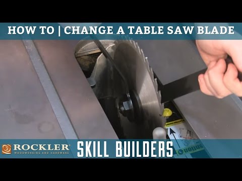 How to Change a Table Saw Blade | Rockler Skill Builders