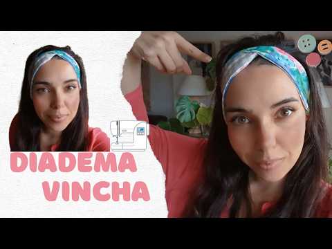 Diadema de Nudo Bicolor: Tutorial DIY Fácil de Coser
