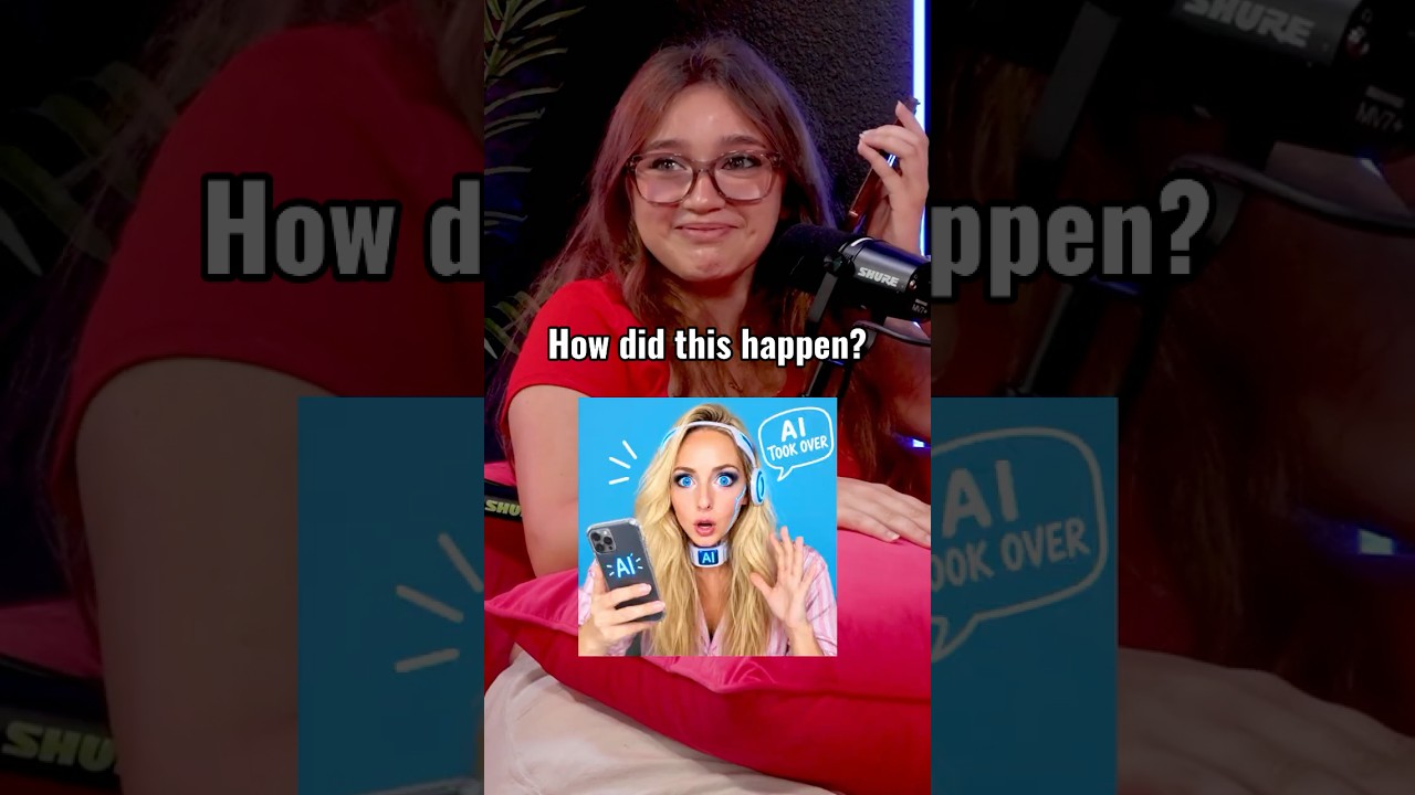 Bella’s AI Hacked Her Phone 😂 #wagpodcast #funny #relatable